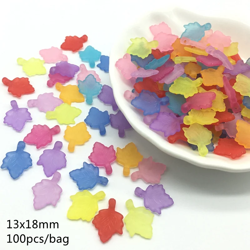Meideheng Plastic Acrylic Cold small Maple leaves translucent Leaf blade Beads for Jewelry making Handmade 13*18mm 100PCS/bag
Meideheng Plastic Acrylic Cold small Maple leaves translucent Leaf blade Beads for Jewelry making Handmade 13*18mm 100PCS/bag