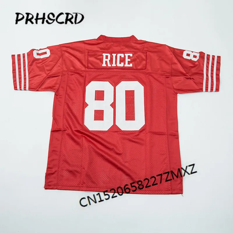 Retro star #80 Jerry Rice Embroidered Throwback Football Jersey 
Retro star #80 Jerry Rice Embroidered Throwback Football Jersey