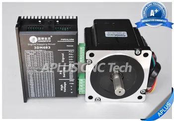 NEMA 34 3 Phase Stepper Motor (636oz-in/98mm/4.5A) + Stepper Motor Driver 3DM683
NEMA 34 3 Phase Stepper Motor (636oz-in/98mm/4.5A) + Stepper Motor Driver 3DM683