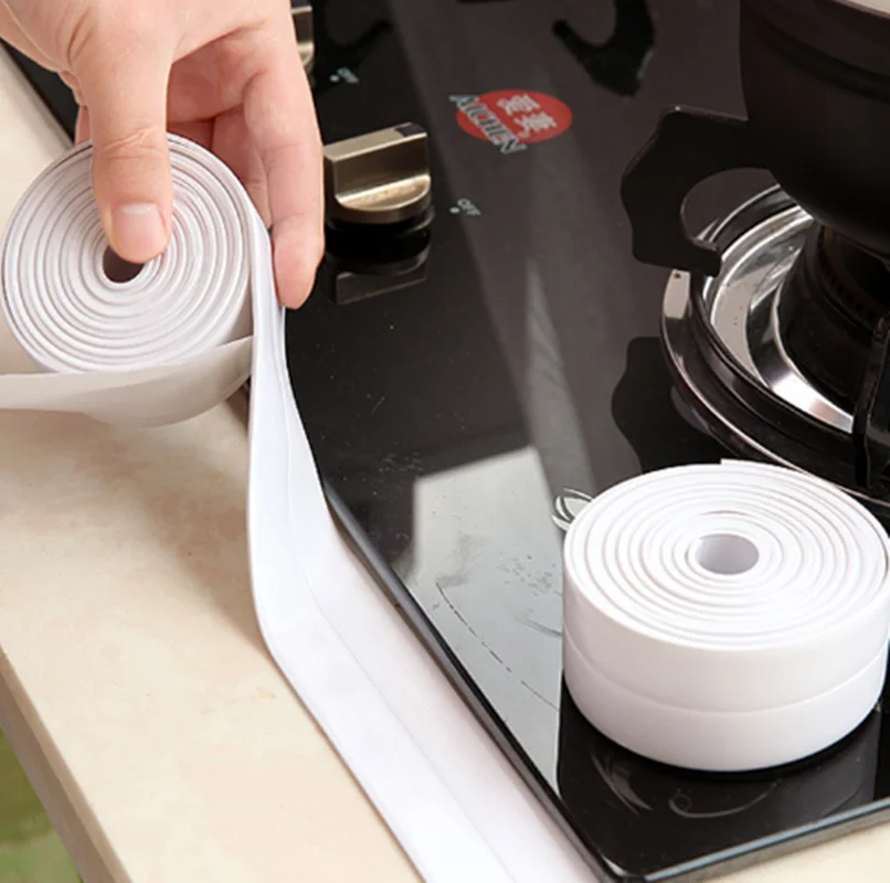 Self Adhesive Kitchen Ceramic Sticker Waterproof Anti-moisture PVC Sticker Bathroom Wall Corner Line Sink Stickers 3.8*320cm
Self Adhesive Kitchen Ceramic Sticker Waterproof Anti-moisture PVC Sticker Bathroom Wall Corner Line Sink Stickers 3.8*320cm