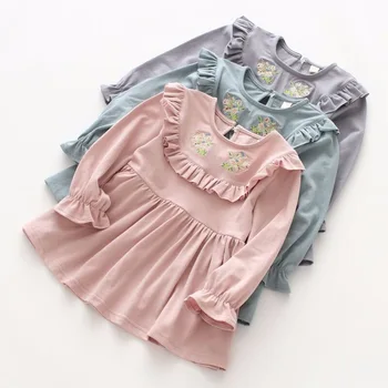 Girl Dress 2019 New Baby Girl Flowers Embroidery Cute Dress Kids Dresses for Girls Toddler Girl Princess Shirt Dress 2 3 4 Years
Girl Dress 2019 New Baby Girl Flowers Embroidery Cute Dress Kids Dresses for Girls Toddler Girl Princess Shirt Dress 2 3 4 Years