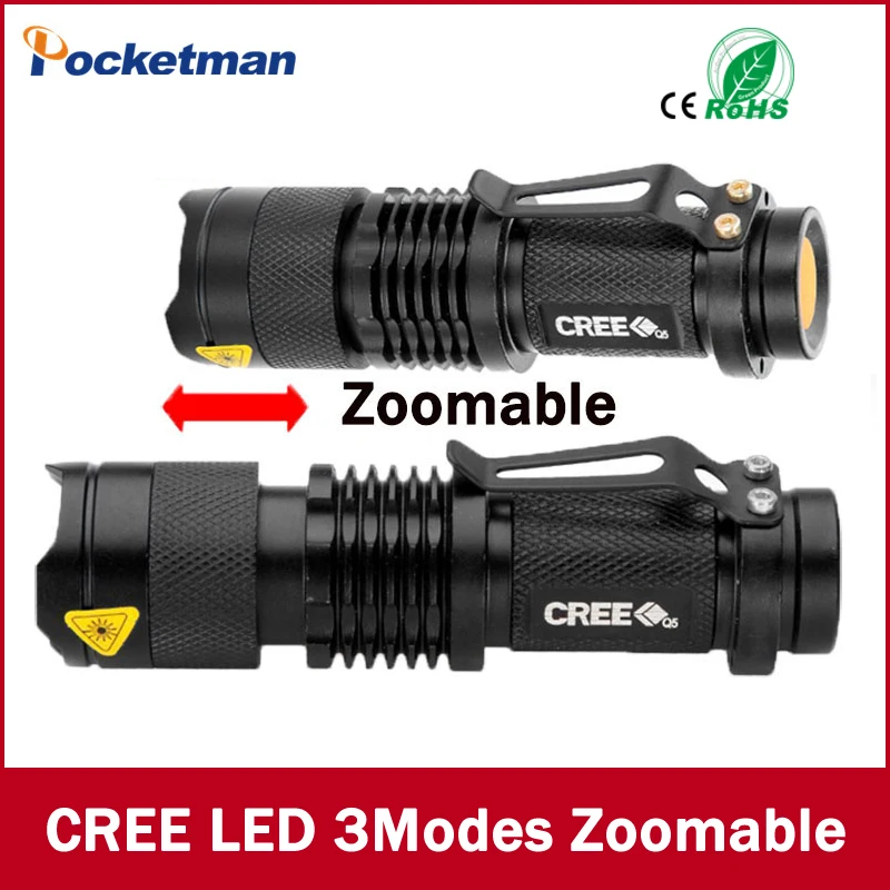 Mini LED Flashlight ZOOM 7W 2000LM Waterproof Lanterna LED 3 Modes Zoomable Flashlight Linterna led Torch AA 14500 battery
Mini LED Flashlight ZOOM 7W 2000LM Waterproof Lanterna LED 3 Modes Zoomable Flashlight Linterna led Torch AA 14500 battery