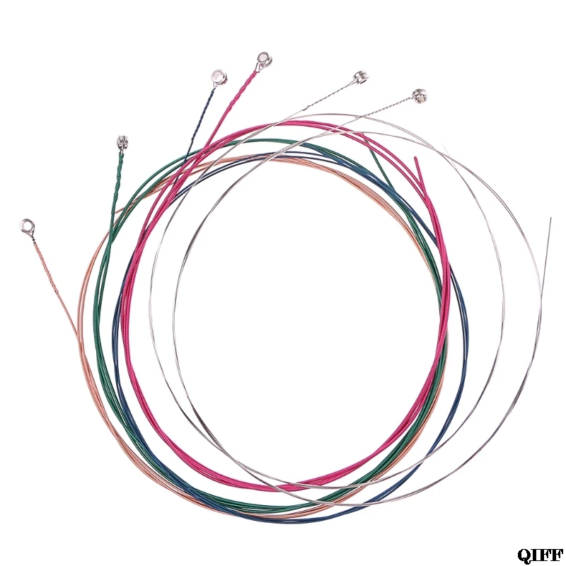 1 Set 6Pcs Rainbow Colorful Color Strings for Acoustic Guitar Ukulele Instrument MAR28
1 Set 6Pcs Rainbow Colorful Color Strings for Acoustic Guitar Ukulele Instrument MAR28