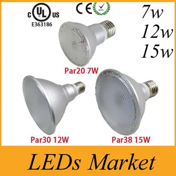 Led Spot Lamp Par20 Par30 Par38 Led Bulb E27 E26 AC85-265v Dimmable Led Spotlight Lighting Warm Cold White Waterproof IP UL CE
Led Spot Lamp Par20 Par30 Par38 Led Bulb E27 E26 AC85-265v Dimmable Led Spotlight Lighting Warm Cold White Waterproof IP UL CE