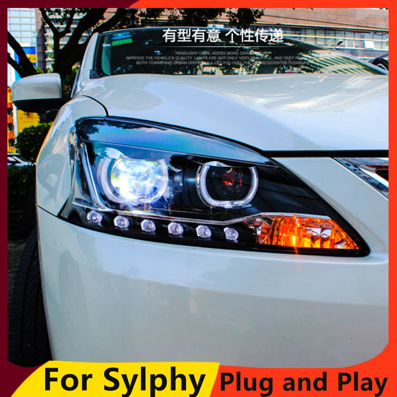KOWELL Car Styling Car Styling for Nissan Sylphy Headlights 2012-2015 Sentra LED Headlight LED DRL Bi Xenon Lens High Low Beam
KOWELL Car Styling Car Styling for Nissan Sylphy Headlights 2012-2015 Sentra LED Headlight LED DRL Bi Xenon Lens High Low Beam