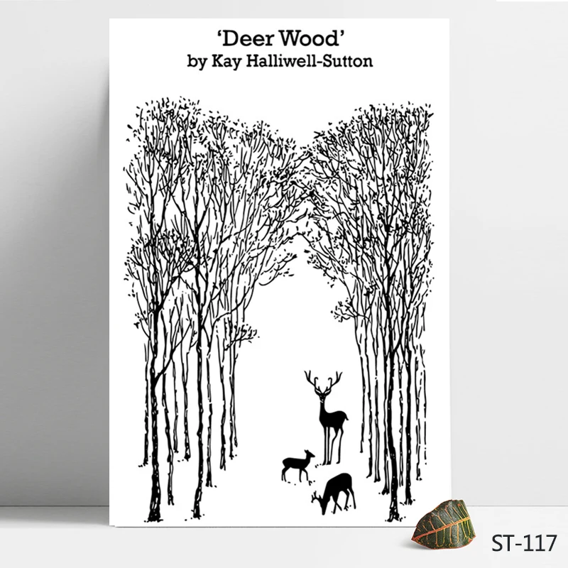 Deer Woods Transparent Clear Stamps/Silicone Seals for DIY Scrapbooking photo album Card Making Stencil Size 11*16cm
Deer Woods Transparent Clear Stamps/Silicone Seals for DIY Scrapbooking photo album Card Making Stencil Size 11*16cm