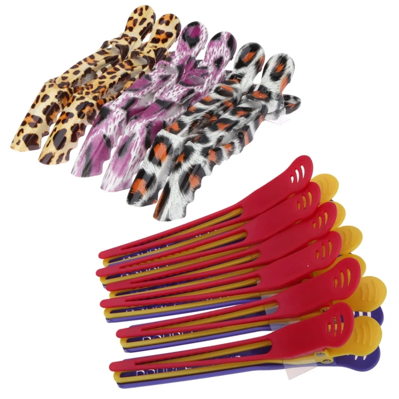 6Pcs/pack hair Salon Plastic Crocodile Barrette Hair Section Clip Grip Hairdressing Clamps Claw clip tool Accessories
6Pcs/pack hair Salon Plastic Crocodile Barrette Hair Section Clip Grip Hairdressing Clamps Claw clip tool Accessories