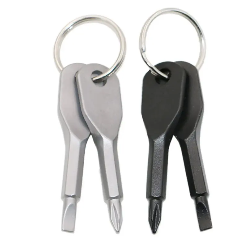 Useful Portable Mini Keychain Key Shape Stainless Steel Slotted Phillip Screwdrivers
Useful Portable Mini Keychain Key Shape Stainless Steel Slotted Phillip Screwdrivers