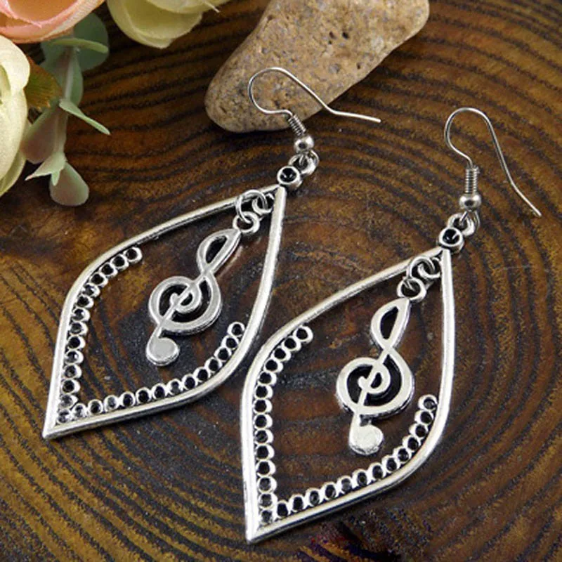 JEPHNE Antique Silver Hollow Leaf Music Note Drop Earrings Vintage Water Drop Women Bridal Earrings Music Lover Jewelry Gifts
JEPHNE Antique Silver Hollow Leaf Music Note Drop Earrings Vintage Water Drop Women Bridal Earrings Music Lover Jewelry Gifts