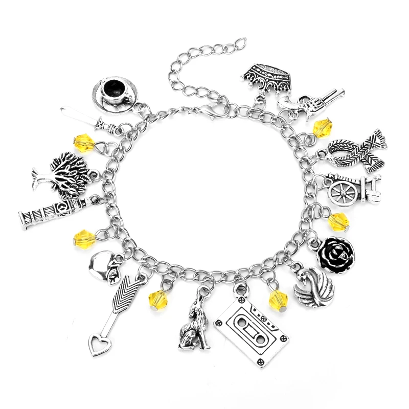 MQCHUN Once Upon A Time Bracelets for Woman Flower Crown Sword Tree Charm Link Chain Bracelets Bangles Crystal Beads Jewelry
MQCHUN Once Upon A Time Bracelets for Woman Flower Crown Sword Tree Charm Link Chain Bracelets Bangles Crystal Beads Jewelry
