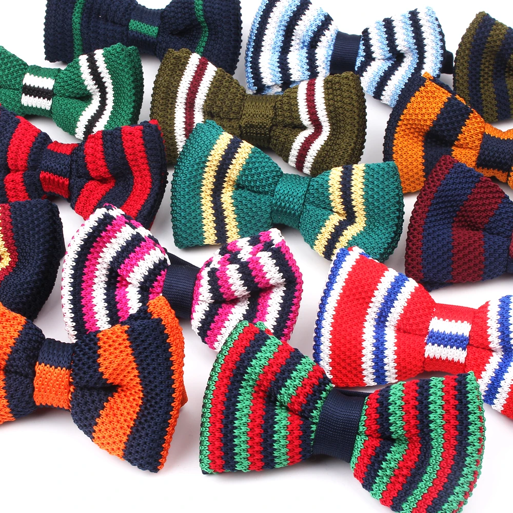 NEW Knit Bow Tie Classic Shirts Bowtie For Men Business Wedding Bowknot Adult Striped Bow Ties Cravats Knitted Ties
NEW Knit Bow Tie Classic Shirts Bowtie For Men Business Wedding Bowknot Adult Striped Bow Ties Cravats Knitted Ties
