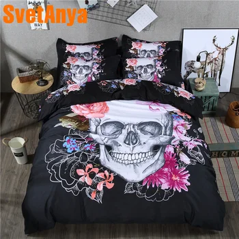 Svetanya Pillowcase+Doona Duvet Cover Bedding Set (no Sheet) Flower Skull Linens Twin Full Queen Double King Size
Svetanya Pillowcase+Doona Duvet Cover Bedding Set (no Sheet) Flower Skull Linens Twin Full Queen Double King Size