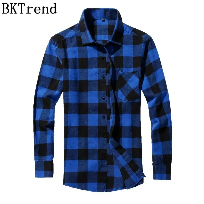 BKTrend 2017 New Autumn Brand Men's Plaid Shirt Male Warm Long Sleeve Shirt Plus Size Youth Office Business Casual Shirt Men
BKTrend 2017 New Autumn Brand Men's Plaid Shirt Male Warm Long Sleeve Shirt Plus Size Youth Office Business Casual Shirt Men