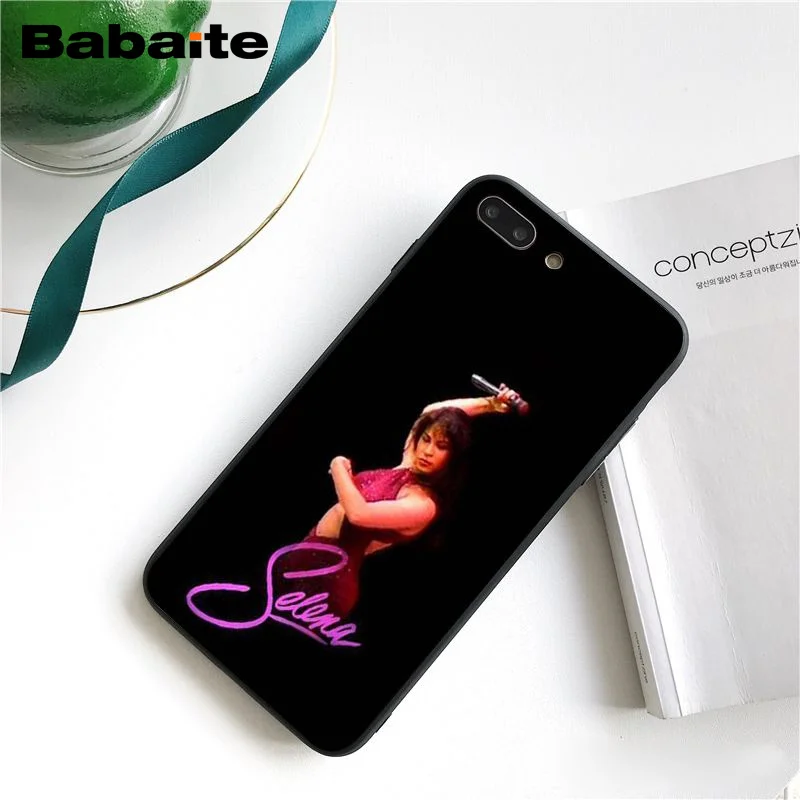 Babaite selena quintanilla Customer High Quality Phone Case for iPhone 8 7 6 6S Plus 5 5S SE XR X XS MAX Coque Shell
