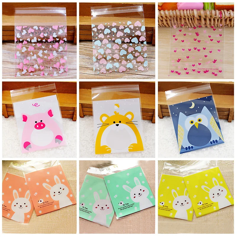 50Pcs 10cm Cute Cartoon Party Gifts Bags Cookie Packaging Self-adhesive Plastic Bag For Wedding Birthday Biscuits Candy Gift Bag
50Pcs 10cm Cute Cartoon Party Gifts Bags Cookie Packaging Self-adhesive Plastic Bag For Wedding Birthday Biscuits Candy Gift Bag