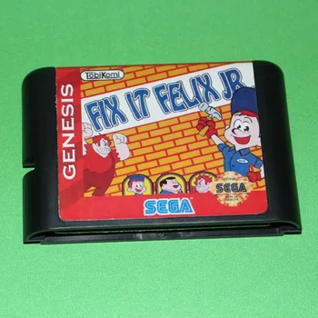 Fix It Felix JR Game Cartridge Newest 16 bit Game Card For Sega Mega Drive / Genesis System
Fix It Felix JR Game Cartridge Newest 16 bit Game Card For Sega Mega Drive / Genesis System