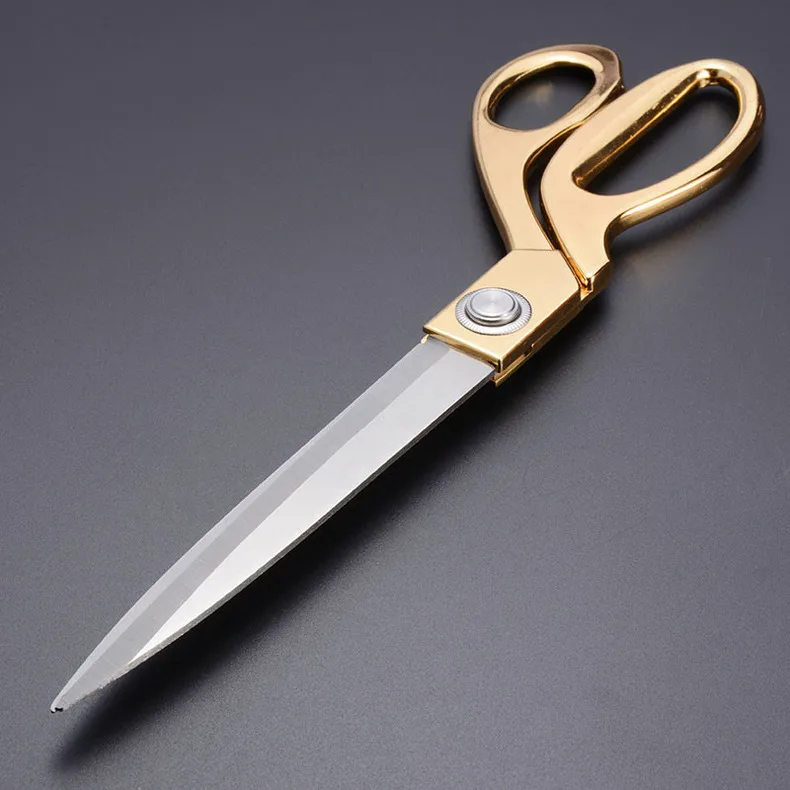 10 inch Golden Handle Stainless Steel Tailor Sewing Scissors Sharp Blade Dressmaking Fabric Craft Cutting Textile Clothes Shears
10 inch Golden Handle Stainless Steel Tailor Sewing Scissors Sharp Blade Dressmaking Fabric Craft Cutting Textile Clothes Shears