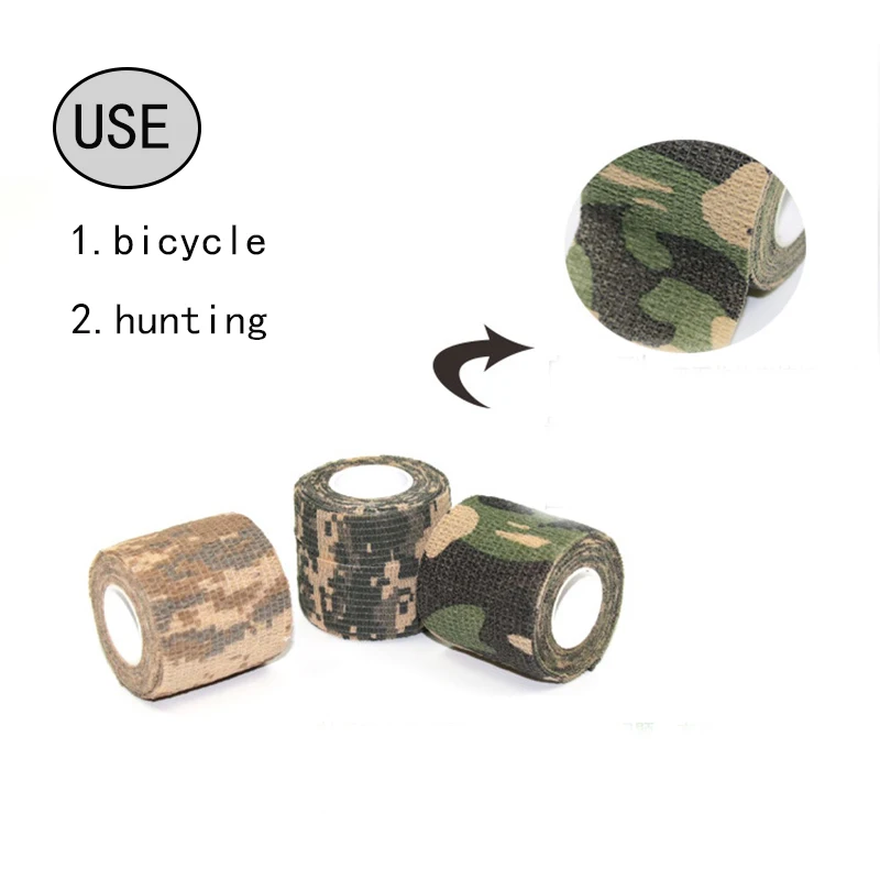 1 roll Outdoor Camouflage Waterproof Belt Rifle Self-Adhesive Non-Woven Camouflage Tape Wrapped Rifle Shooting
1 roll Outdoor Camouflage Waterproof Belt Rifle Self-Adhesive Non-Woven Camouflage Tape Wrapped Rifle Shooting