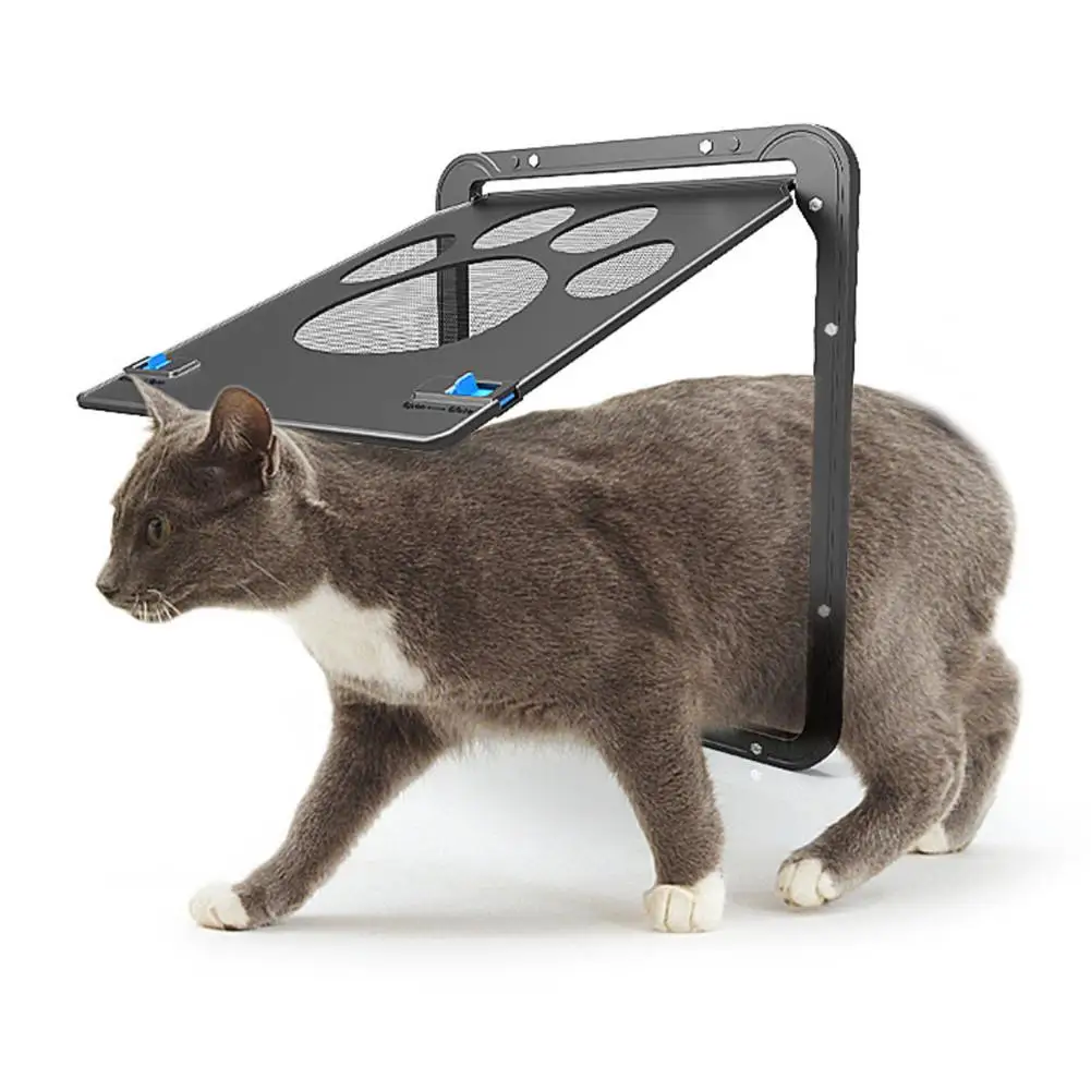 Lockable Pet Door High Quality ABS+Nylon Net Dog Cat Kitten Door Anti-bite Security Flap Door Cat Small Dog Gate Pet Supplies
Lockable Pet Door High Quality ABS+Nylon Net Dog Cat Kitten Door Anti-bite Security Flap Door Cat Small Dog Gate Pet Supplies