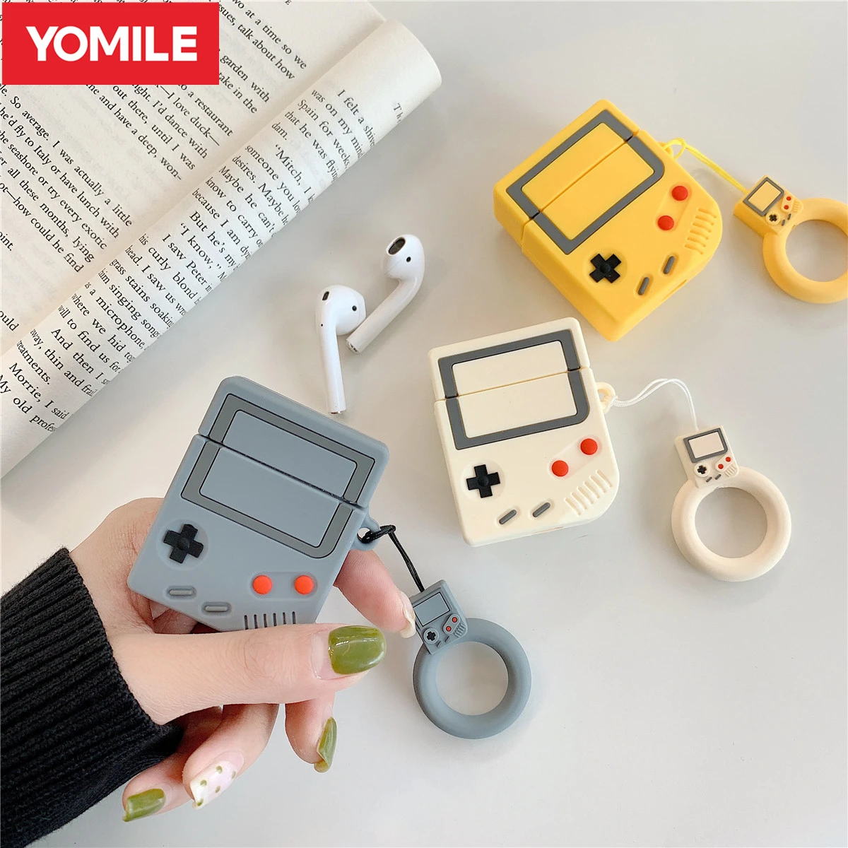 Cute 3D Handheld Game Machine Earphone Cover For Apple AirPods Silicone Cases AirPods2 Protection Bluetooth Air Pods Accessories
Cute 3D Handheld Game Machine Earphone Cover For Apple AirPods Silicone Cases AirPods2 Protection Bluetooth Air Pods Accessories