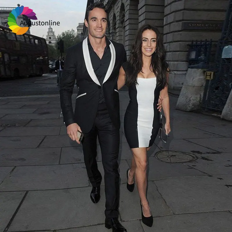 Black Men Suits White Shawl Lapel Tailored Wedding Groom Tuxedos Man Suit Slim Fit Best Man Blazers 2Piece Jacket Pants Party
Black Men Suits White Shawl Lapel Tailored Wedding Groom Tuxedos Man Suit Slim Fit Best Man Blazers 2Piece Jacket Pants Party