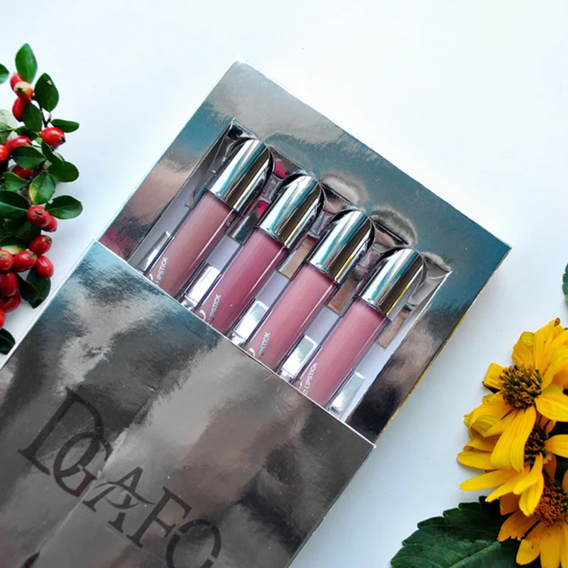 DGAFO New Brand Makeup 4 Colors Matte Lipstick Long Lasting Liquid lipstick Velvet lip gloss 2018 beauty girl
DGAFO New Brand Makeup 4 Colors Matte Lipstick Long Lasting Liquid lipstick Velvet lip gloss 2018 beauty girl