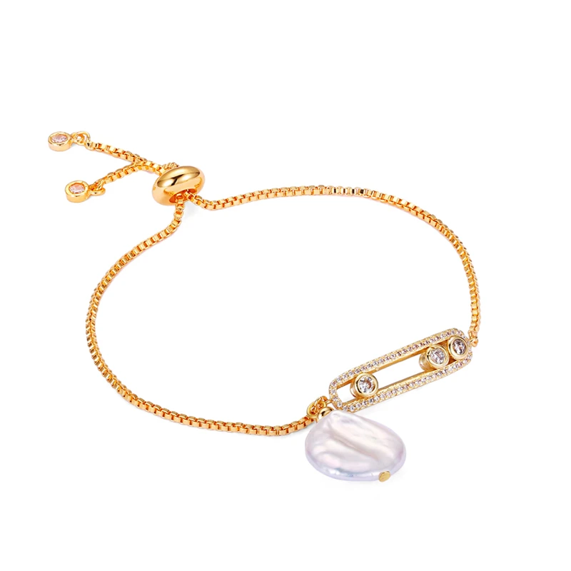 Fashion Irregular White Natural Freshwater Pearl Tag Charm Bracelet Unique Rhinestone Buckle Gold Chain Bracelets For Women 2019
Fashion Irregular White Natural Freshwater Pearl Tag Charm Bracelet Unique Rhinestone Buckle Gold Chain Bracelets For Women 2019