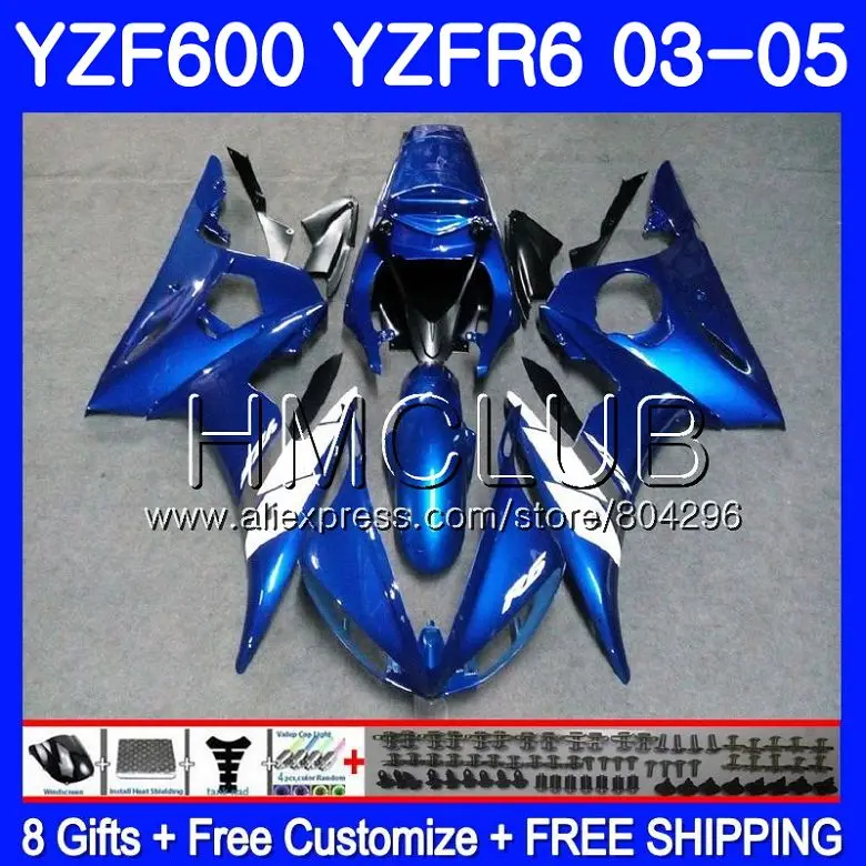 Bodywork For YAMAHA YZF-R6 03 05 YZF600 YZFR6 03 04 05 101HM.13 YZF-R600 YZF 600 R 6 YZF R6 Factory blue 2003 2004 2005 Fairings
Bodywork For YAMAHA YZF-R6 03 05 YZF600 YZFR6 03 04 05 101HM.13 YZF-R600 YZF 600 R 6 YZF R6 Factory blue 2003 2004 2005 Fairings