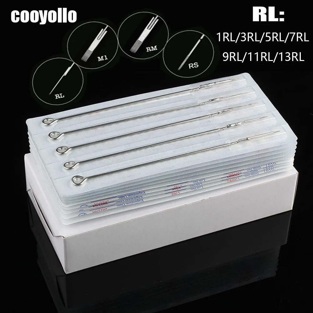 50Pcs RL Disposable Sterilized Tattoo Microblading Manual Needles 1RL/3RL/5RL/7RL/9RL/11RL/13RL Makeup Tattoo Accessory Supplies
50Pcs RL Disposable Sterilized Tattoo Microblading Manual Needles 1RL/3RL/5RL/7RL/9RL/11RL/13RL Makeup Tattoo Accessory Supplies