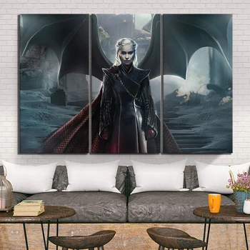 3 Piece GOT Movie Poster Paintings Daenerys Targaryen Mother of Dragons Game of Thrones Poster Wall Paintings for Bedroom Decor
3 Piece GOT Movie Poster Paintings Daenerys Targaryen Mother of Dragons Game of Thrones Poster Wall Paintings for Bedroom Decor