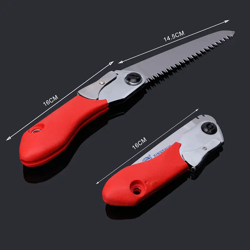 1pcs Portable Folding Trimming Hand Saw Fruit Tree Pruning Yard Garden Tool