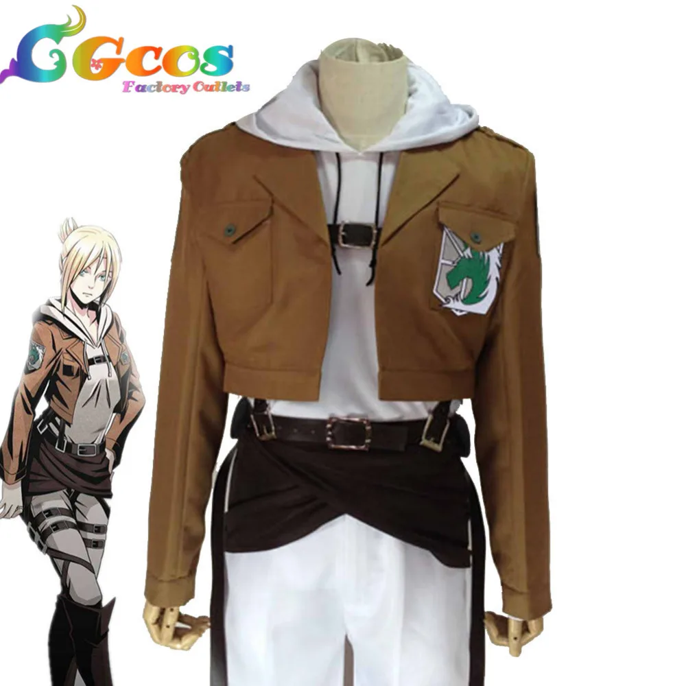 CGCOS Free Shipping Cosplay Costume Attack on Titan Shingeki no Kyojin Investigation Corps Annie Leonhart wings
CGCOS Free Shipping Cosplay Costume Attack on Titan Shingeki no Kyojin Investigation Corps Annie Leonhart wings