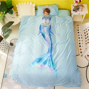 Luxury 100%Cotton Mermaid Princess 3D Bedding Set Safety standards for Kids Duvet Cover Bed Sheet Twin Queen size 3/4/6Pcs
Luxury 100%Cotton Mermaid Princess 3D Bedding Set Safety standards for Kids Duvet Cover Bed Sheet Twin Queen size 3/4/6Pcs