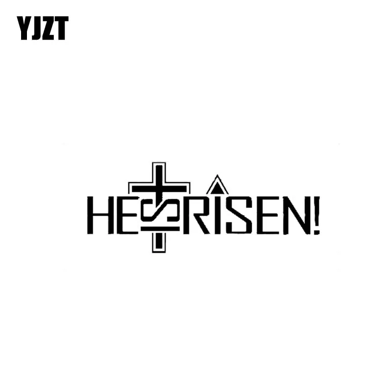 YJZT 17.8CM*7CM JESUS HE IS RISEN Vinyl Car Motorcycle Sticker Decals Black/Silver C13-000269
YJZT 17.8CM*7CM JESUS HE IS RISEN Vinyl Car Motorcycle Sticker Decals Black/Silver C13-000269