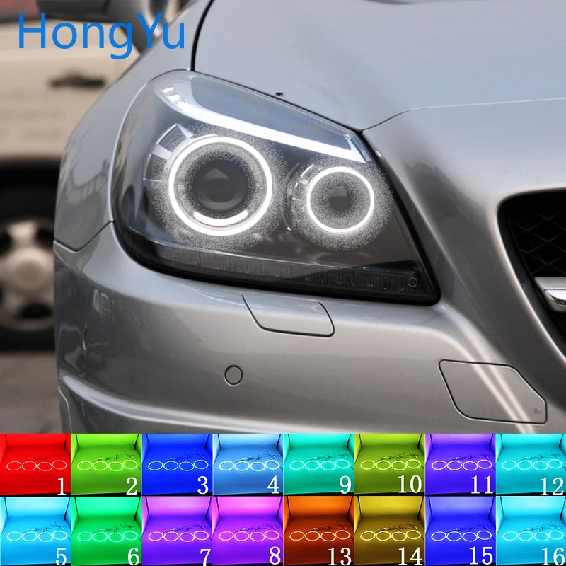 Разноцветные RGB светодиодные ангельские глазки, кольцевой глаз, DRL, Радиочастотный пульт дистанционного управления для Mercedes Benz SLK55 SLK250 SLK350 2012-2015, аксессуары
Разноцветные RGB светодиодные ангельские глазки, кольцевой глаз, DRL, Радиочастотный пульт дистанционного управления для Mercedes Benz SLK55 SLK250 SLK350 2012-2015, аксессуары