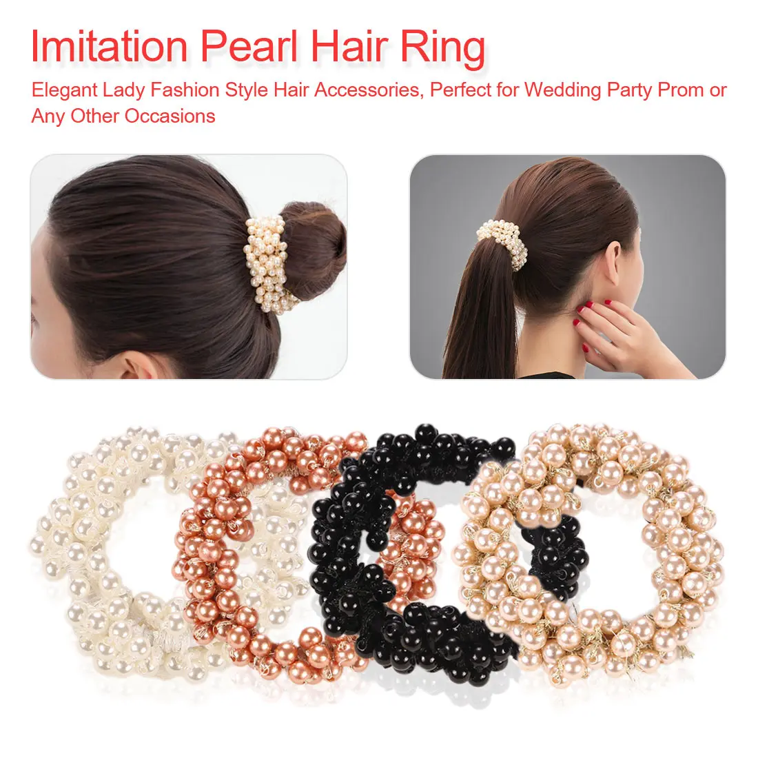 Fairy Girl Hair Rope Scrunchy Ponytail Jewelry Hair Accessories Fashion Pearls Bead Elastic Rubber Hair Bands Elegant Hair ring
Fairy Girl Hair Rope Scrunchy Ponytail Jewelry Hair Accessories Fashion Pearls Bead Elastic Rubber Hair Bands Elegant Hair ring