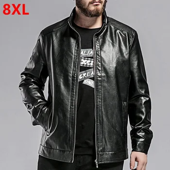 Plus size casual men's new plus fertilizer plus size men's PU jacket black leather jacket 8XL 7XL 6XL 5XL
Plus size casual men's new plus fertilizer plus size men's PU jacket black leather jacket 8XL 7XL 6XL 5XL