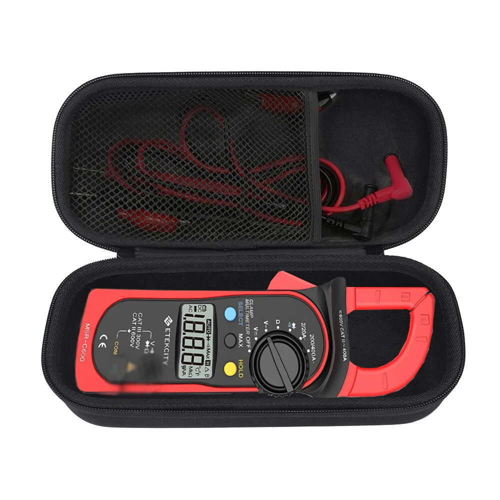 2018 Newest Hard Travel Cover Case for Etekcity MSR-C600 Digital Clamp Meter Multimeters Auto-Ranging Multimeter AC/DC voltmeter
2018 Newest Hard Travel Cover Case for Etekcity MSR-C600 Digital Clamp Meter Multimeters Auto-Ranging Multimeter AC/DC voltmeter