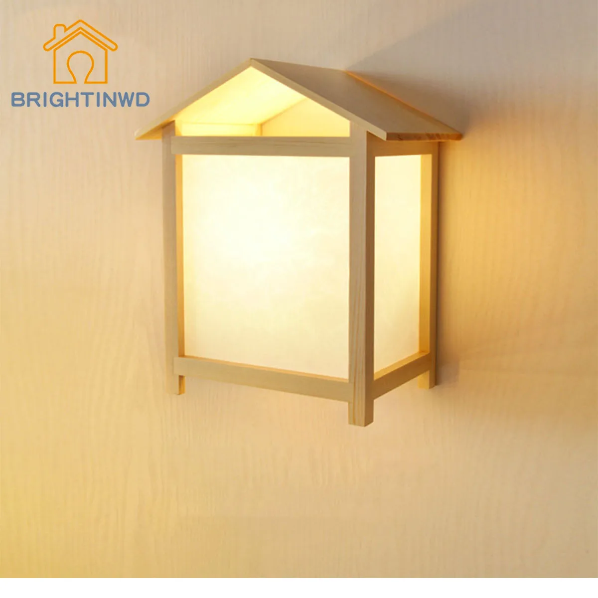 Modern minimalist creative wood color small house led wall lamp tatami lamp corridor bedside lamp
Modern minimalist creative wood color small house led wall lamp tatami lamp corridor bedside lamp