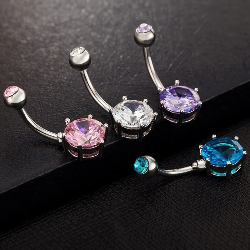 Trendy Madam Alloy Belly Button Rings Round Imitation Crystal Perforation Belly Button Body Jewelry Gift
Trendy Madam Alloy Belly Button Rings Round Imitation Crystal Perforation Belly Button Body Jewelry Gift