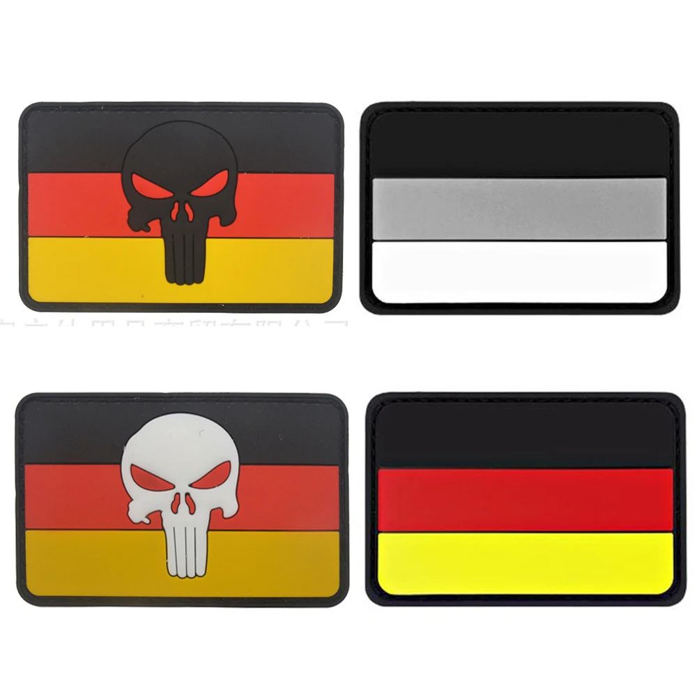 PVC Rubber Patch German Flag DEU Punisher Skull German Germany Flag Airsoft Paintball Morale Patches Badge for Jacket Backpack
PVC Rubber Patch German Flag DEU Punisher Skull German Germany Flag Airsoft Paintball Morale Patches Badge for Jacket Backpack