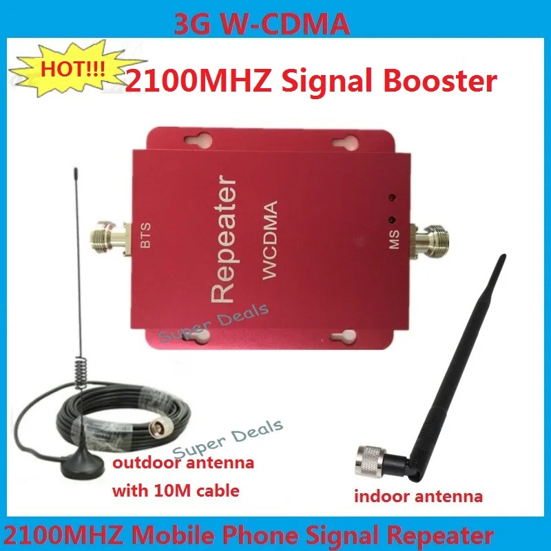 

500 square meter Work,3G Repeater , 2100Mhz 3G WCDMA Repeater UMTS Signal Booster ,cell phone signal booster repeater amplifier