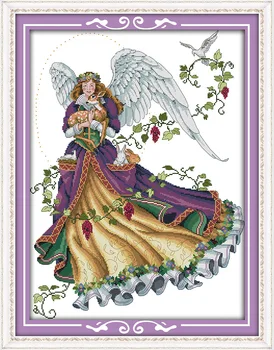 Joy Sunday Angel DMC threads Counted Chinese Cross Stitch Kits printed Cross-stitch set Embroidery Needlework
Joy Sunday Angel DMC threads Counted Chinese Cross Stitch Kits printed Cross-stitch set Embroidery Needlework