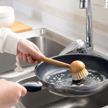 Long Handle Wood Cleaning Brush Bamboo Washing Brushes for Pot Pan Glass Dish Brush Fruit Vegetables Scourer Kitchen Accessories
Long Handle Wood Cleaning Brush Bamboo Washing Brushes for Pot Pan Glass Dish Brush Fruit Vegetables Scourer Kitchen Accessories