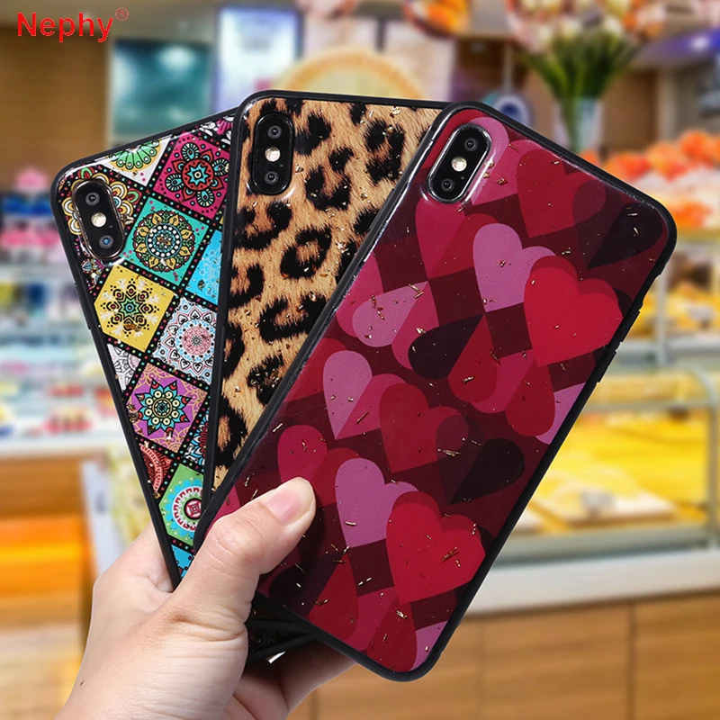 Glitter Bling Case for iPhone XS Max X XR 6 S 6S 7 8 Plus 6Plus 7Plus 8Plus Glossy Leopard Love Heart Soft Silicone Phone Cover
Glitter Bling Case for iPhone XS Max X XR 6 S 6S 7 8 Plus 6Plus 7Plus 8Plus Glossy Leopard Love Heart Soft Silicone Phone Cover