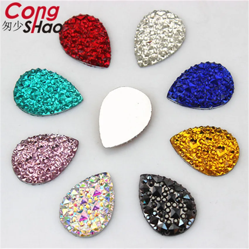 Cong Shao 50pcs 13*18mm Colorful Drop Shape flatback Resin Rhinestone applique stones and crystals Garment Accessories 8Y412
Cong Shao 50pcs 13*18mm Colorful Drop Shape flatback Resin Rhinestone applique stones and crystals Garment Accessories 8Y412