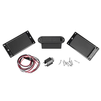 FLGT-A Set of 2 Pcs No Holes Closed Cover Active Humbucker Pickup for Electric Guitar With Battery Box
FLGT-A Set of 2 Pcs No Holes Closed Cover Active Humbucker Pickup for Electric Guitar With Battery Box