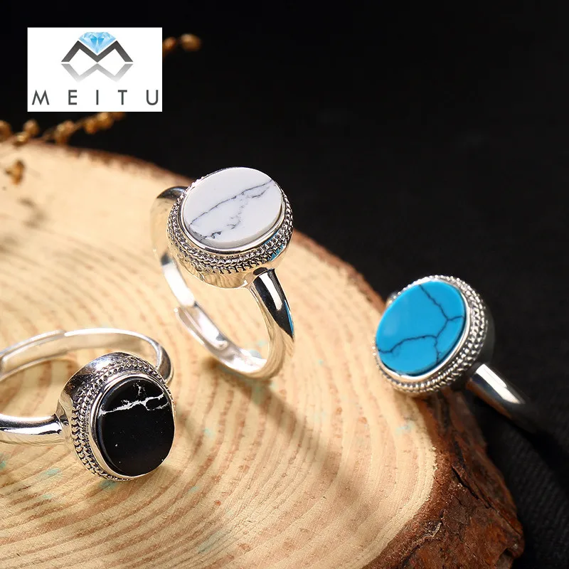 S925 Sterling Silver Turquoise Rings Dancing Party Retro Rings For Women birthday present souvenir Classic Jewelry R-92
S925 Sterling Silver Turquoise Rings Dancing Party Retro Rings For Women birthday present souvenir Classic Jewelry R-92