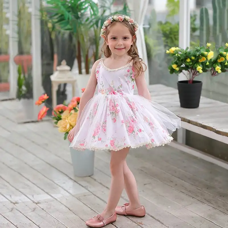 Retail Easter Girl Princess Dress Lace Collar Floral Sleeveless Dress Girl Cotton Gauze Slip Dress Children Clothing 2-6T E16921
Retail Easter Girl Princess Dress Lace Collar Floral Sleeveless Dress Girl Cotton Gauze Slip Dress Children Clothing 2-6T E16921