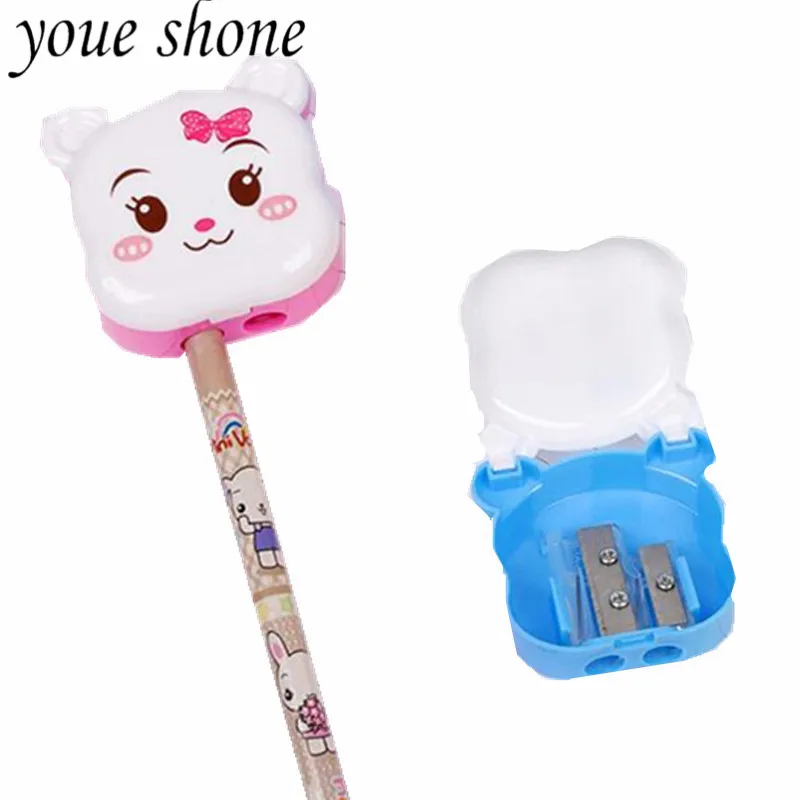 2Pcs/lot Kawaii Cartoon Bear Pencil Sharpener Pettifoggery Planing Knife Student Gift Stationery Office Supplies School Supply 
2Pcs/lot Kawaii Cartoon Bear Pencil Sharpener Pettifoggery Planing Knife Student Gift Stationery Office Supplies School Supply